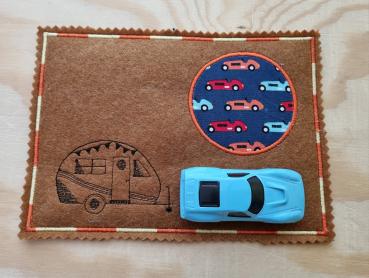 ITH - Stickdatei Mug Rug Wohnwagen